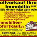 Vollverkauf Plus…“Wir kaufen Ihre Immobilie sofort!“